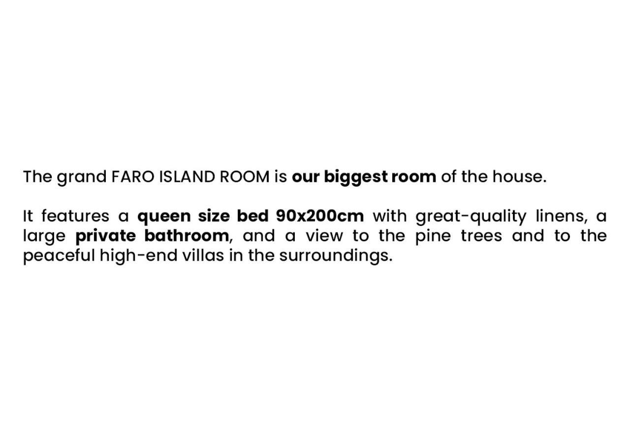 Pine House - Faro Airport, Beach And City Center Værelse billede